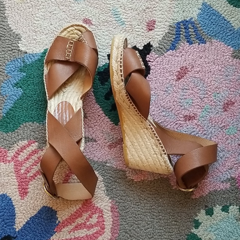 Bettye Muller leather espadrilles